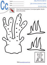 coral-sea-animal-craft-worksheet